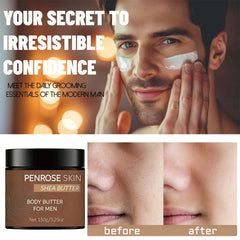 Penrose Skin Body Butter ingredients include shea, cocoa, and coconut oil