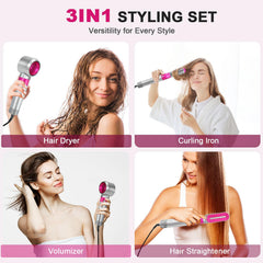 PENUIO blow dryer brush round brush for voluminous curls and smooth lift.