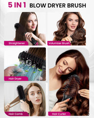 PENUIO ionic ceramic technology for shiny, frizz-free hair.