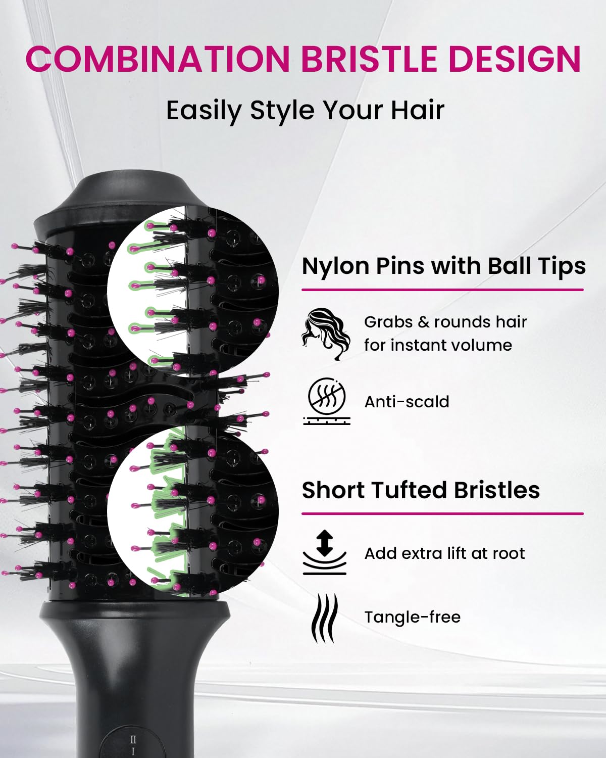 PENUIO styling results show smooth, frizz-controlled hair at home.