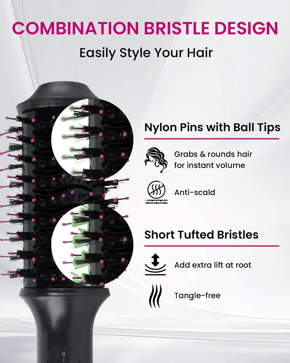 PENUIO styling results show smooth, frizz-controlled hair at home.