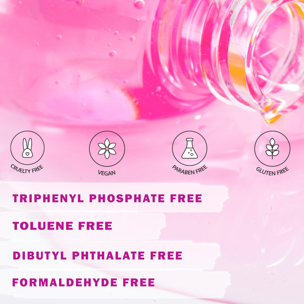 Perfect Formula Long-Lasting Top Coat delivers a high-gloss, chip-resistant finish.