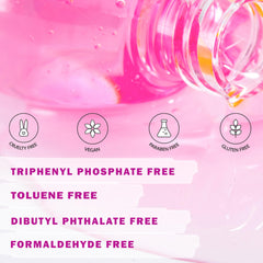 Perfect Formula Long-Lasting Top Coat delivers a high-gloss, chip-resistant finish.