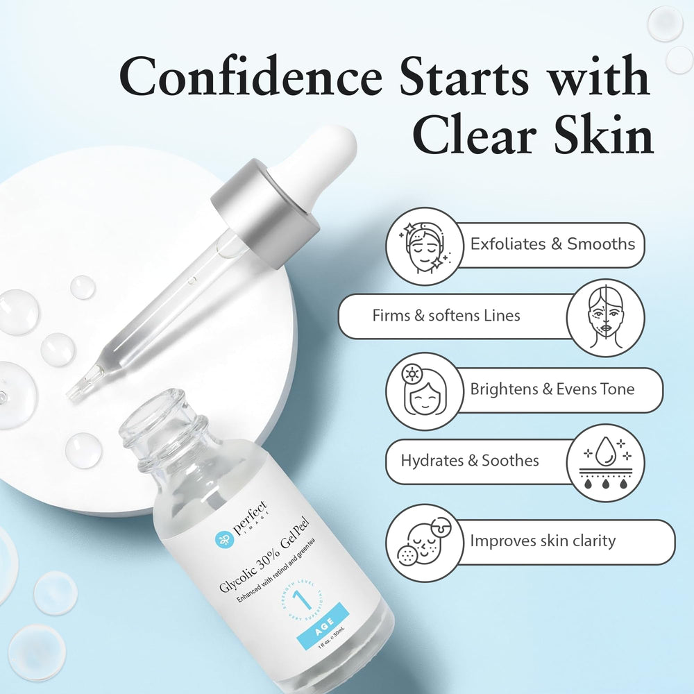 Perfect Image gel application on skin illustrates even coverage and comfortable feel.