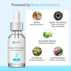 Perfect Image Glycolic Acid 50% gel peel application ready for nighttime routine.