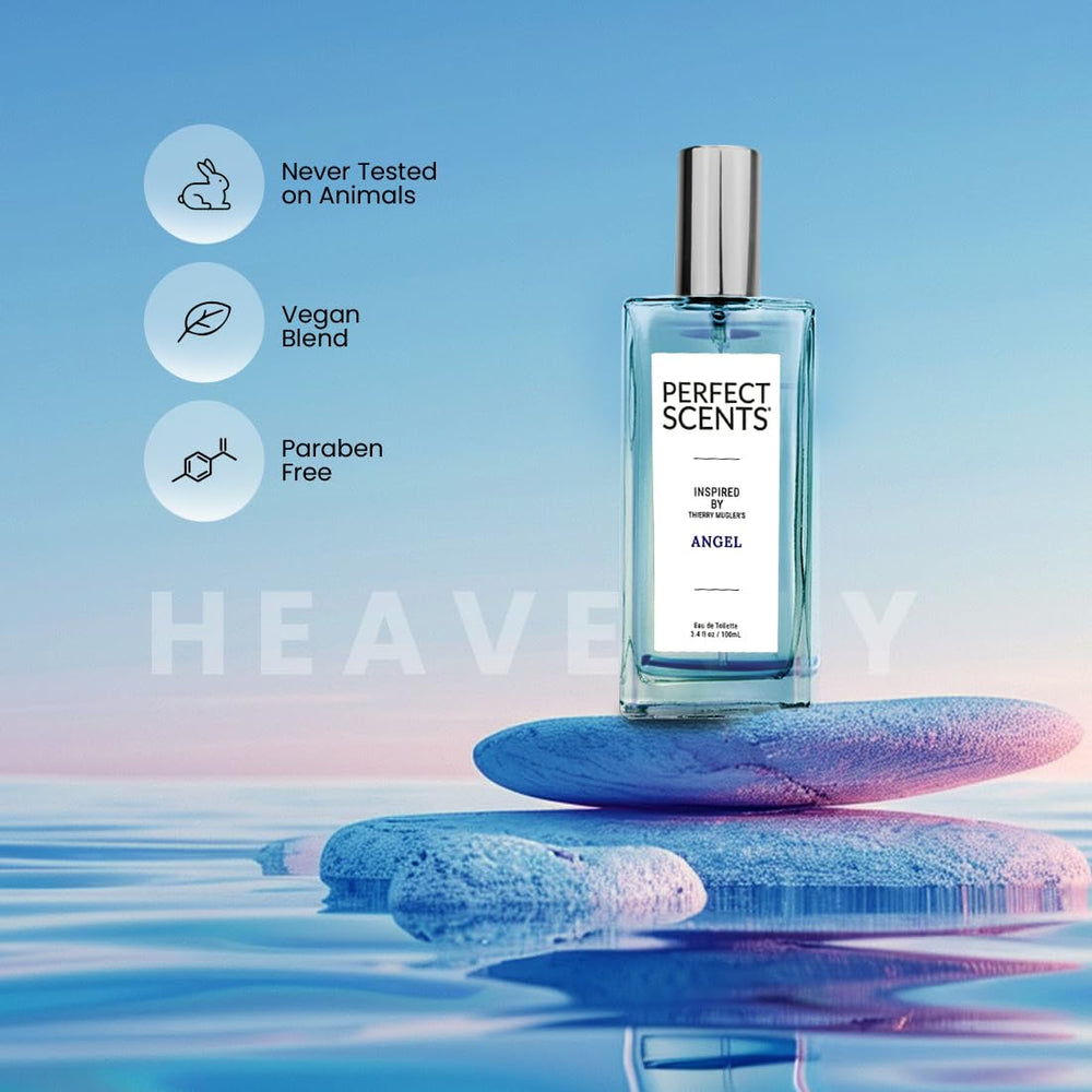 Cap and spray nozzle of Perfect Scents EDT for quick refresh.