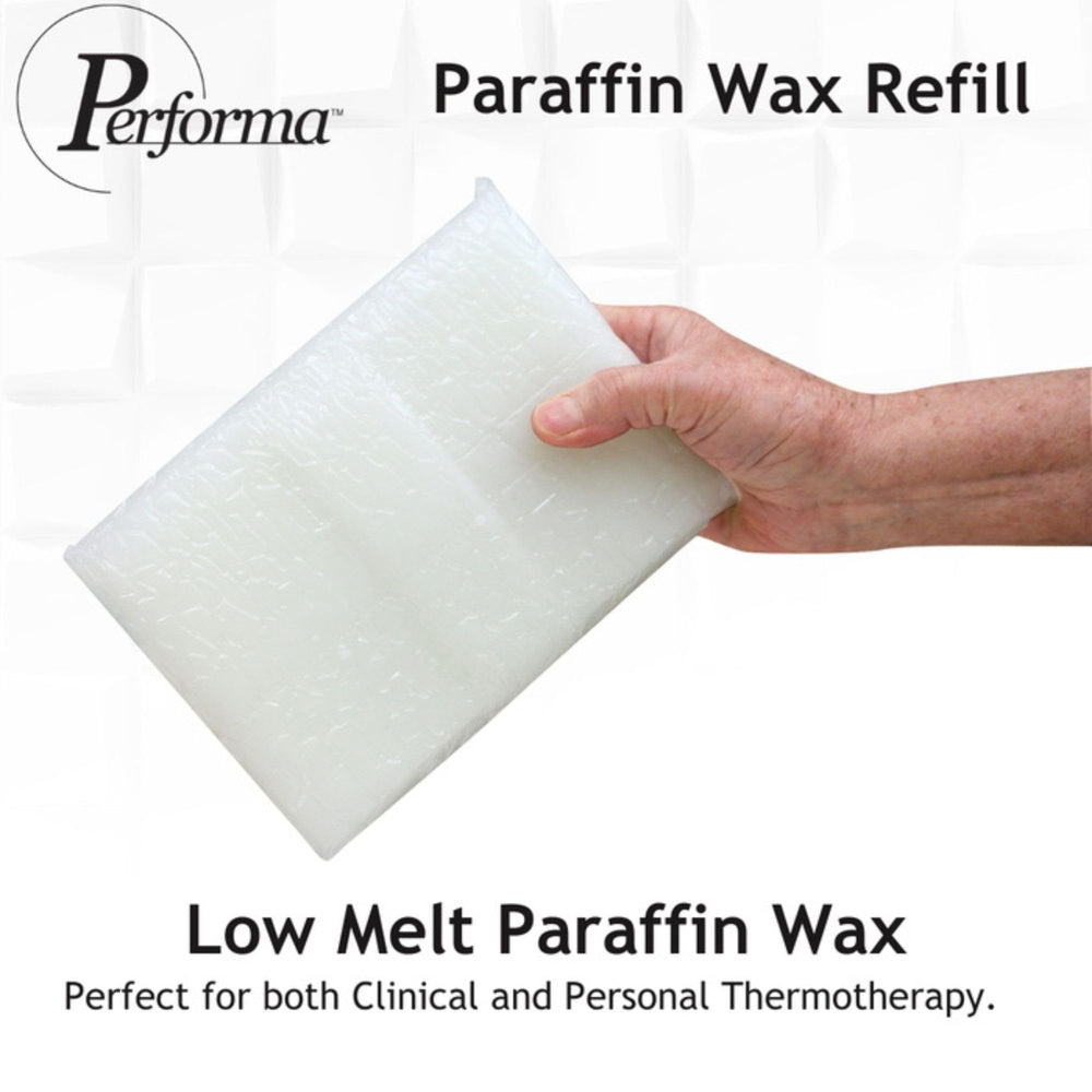 Performa paraffin wax refill unscented blocks offer fragrance-free convenience.