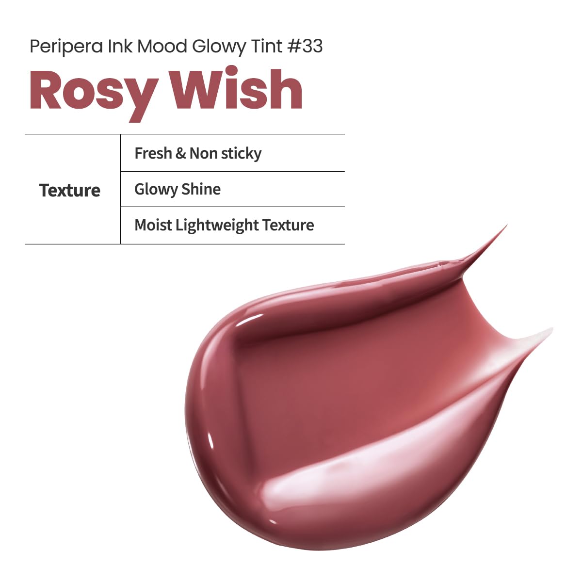 Peripera Ink Mood Glowy Tint mask friendly application ready for daily wear