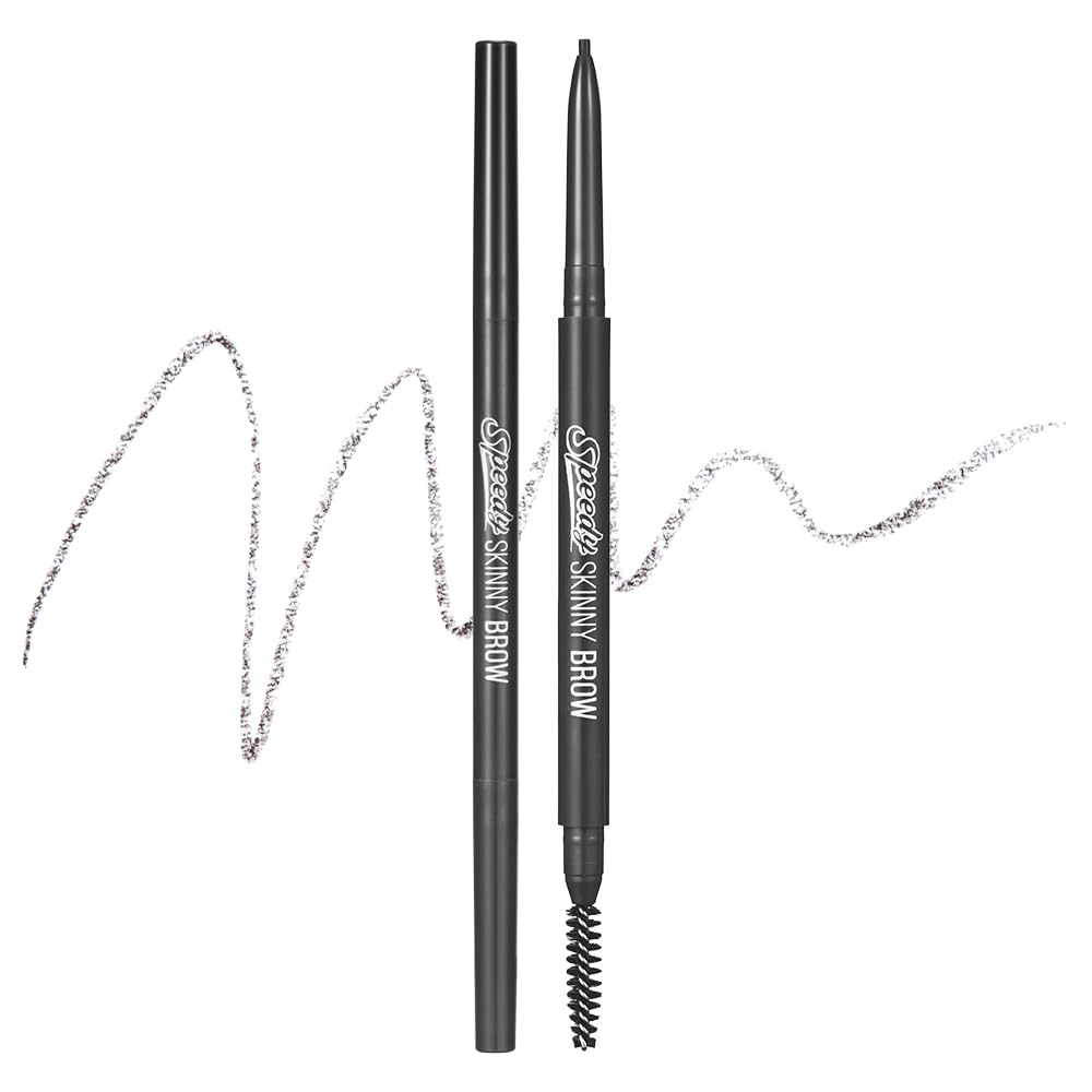 Peripera Speedy Skinny Brow, punta 1.5 mm para trazos finos y naturales.
