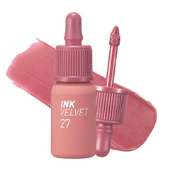 Peripera Ink Velvet Labial envase con aplicador para uso diario.