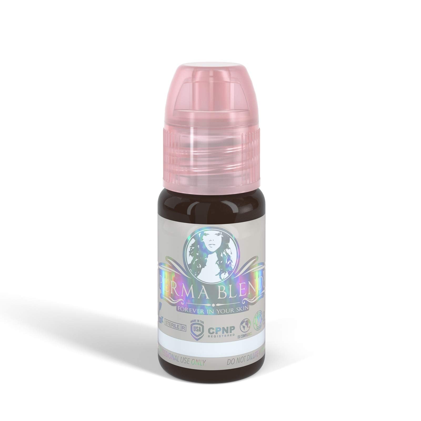 Perma Blend Espresso Brown ink bottle for precise microblading brow shading