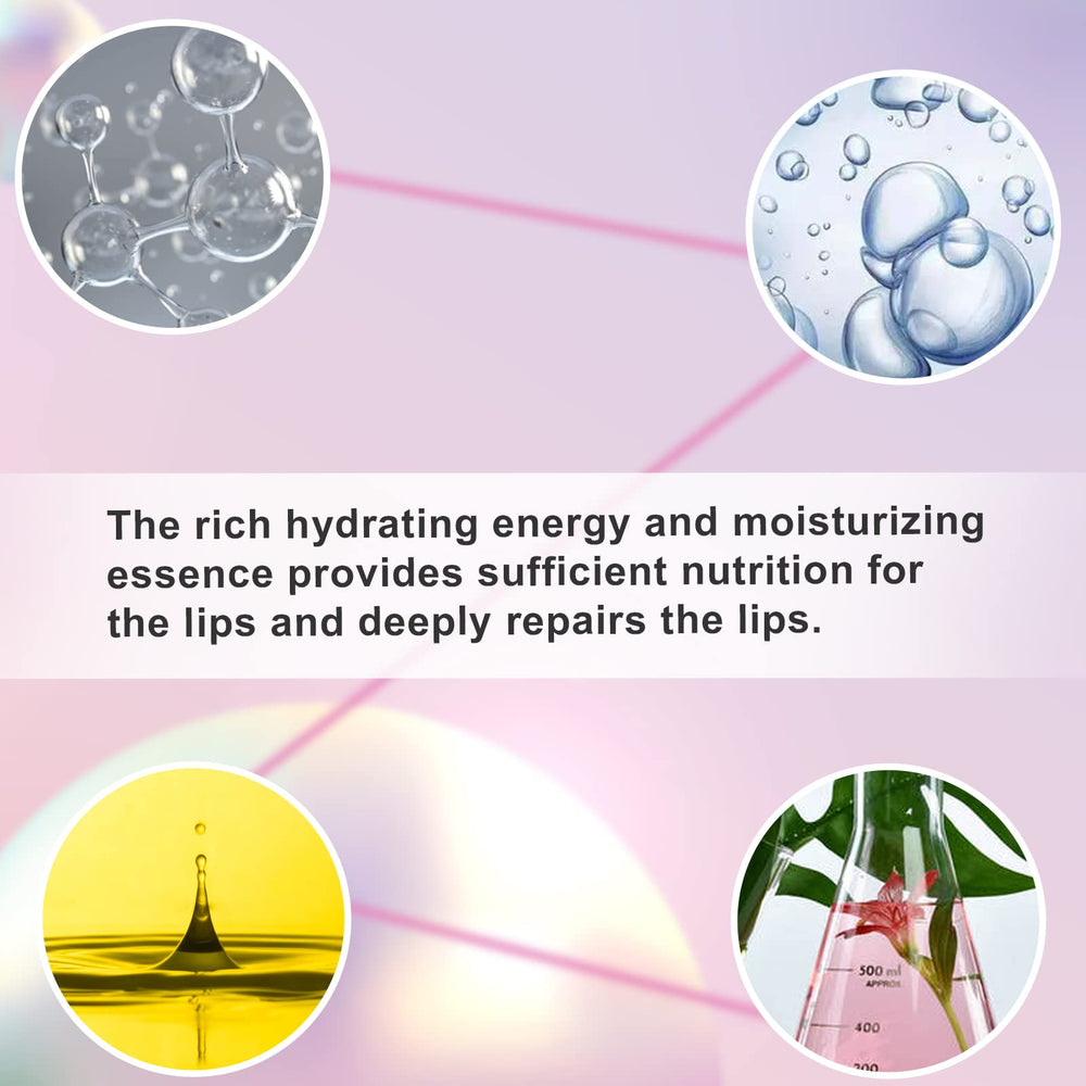 Permotary mascarilla labial cristal, reparación suave diurna para labios secos.