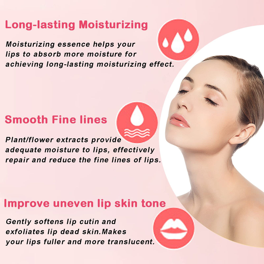 Permotary mascarilla labial cristal, ayuda a suavizar líneas finas visibles.