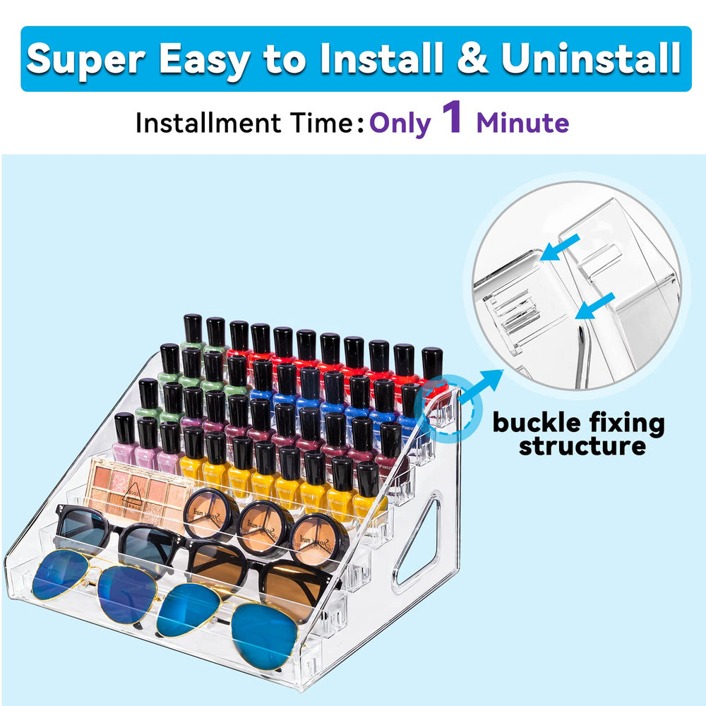 Pero Pero sunglasses organizer keeps shades upright and easy to grab