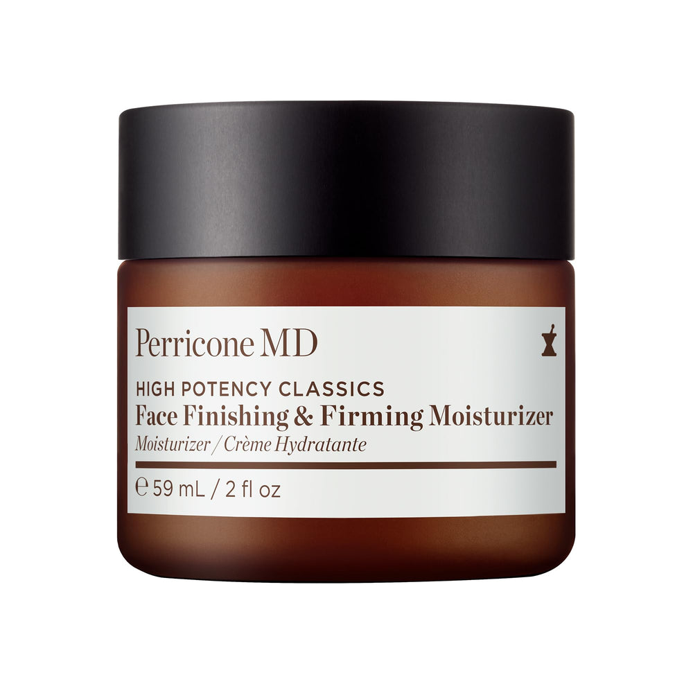 Perricone MD face finishing and firming moisturizer jar with rich hydration.