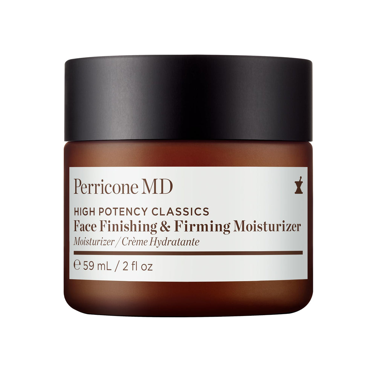 Perricone MD face finishing and firming moisturizer jar with rich hydration.