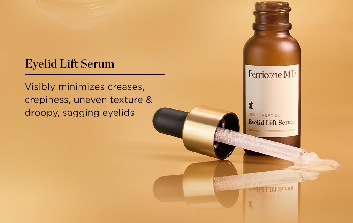 Perricone MD Neuropeptide eyelid lift serum dispensed for precise application