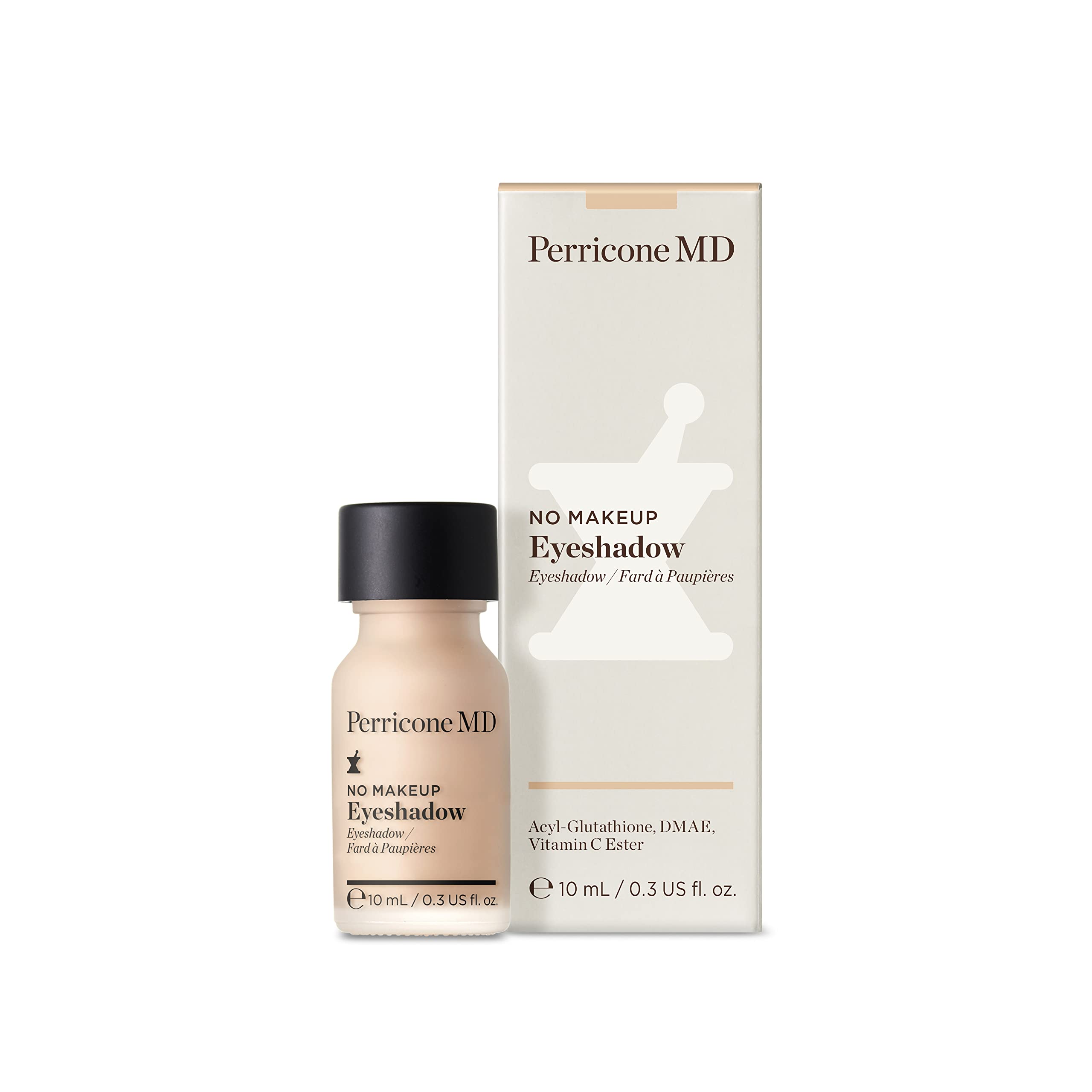 Perricone MD No Makeup Eyeshadow Shade 1 on lid showing satin pearlized glow