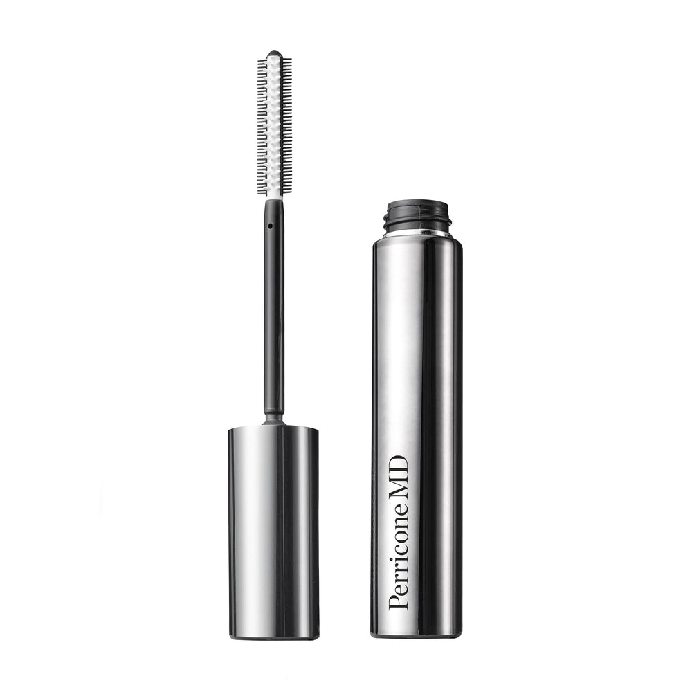 Perricone MD No Makeup Mascara with dual brush root-to-tip for precise lash application.