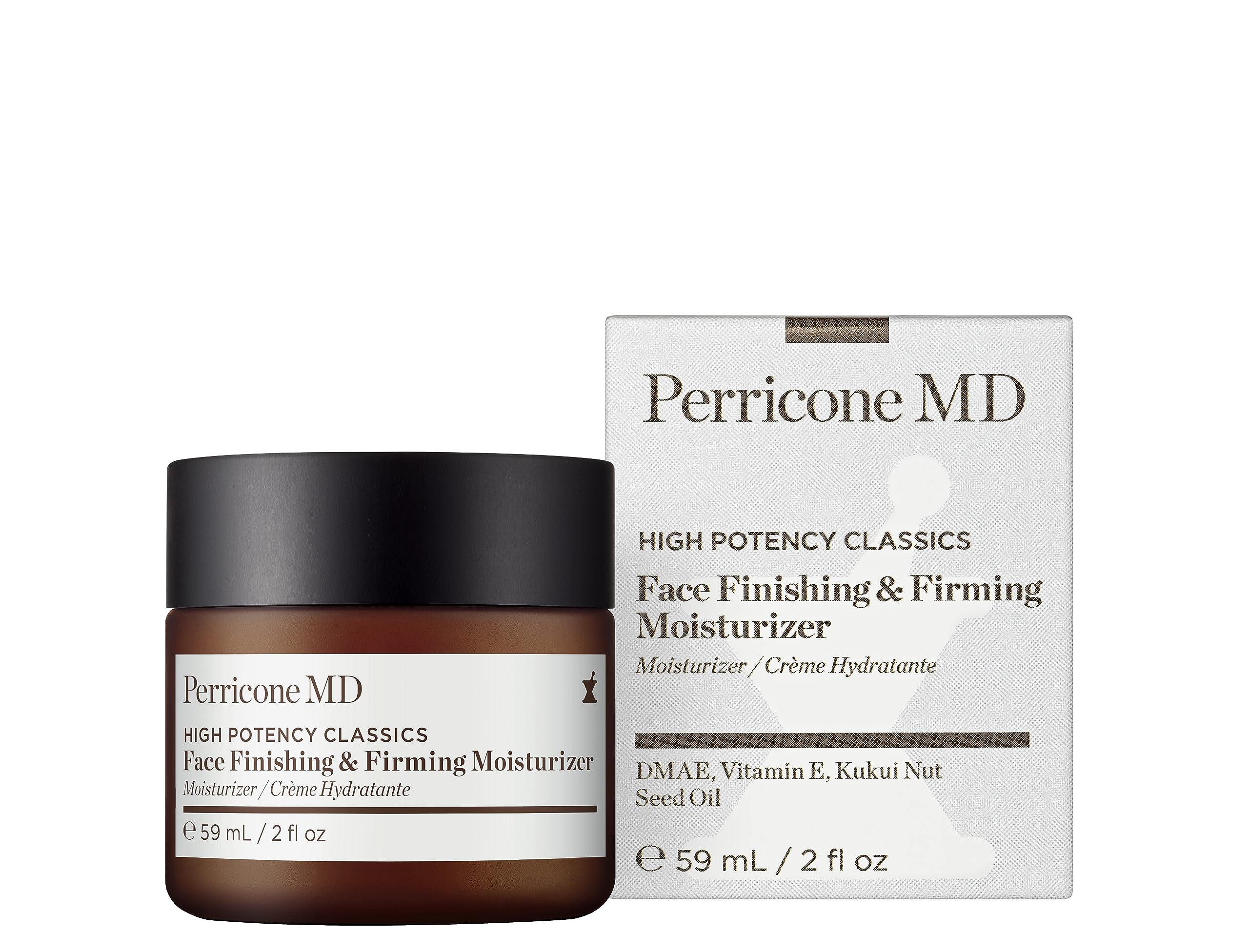 Perricone MD rose-scented moisturizer close-up highlighting creamy texture.
