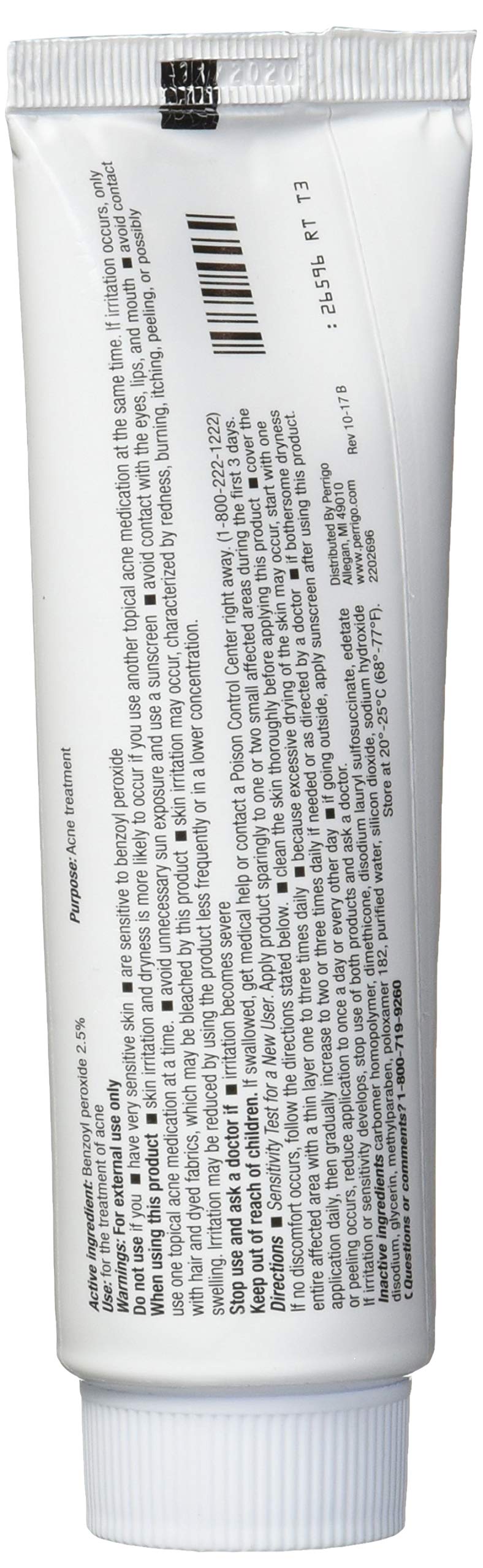 Tube and packaging displayed for travel-friendly routine.