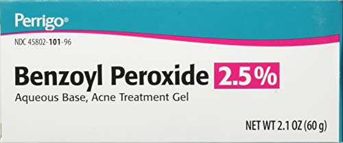 Close-up texture of Perrigo gel shows lightweight, fast-absorbing formula.