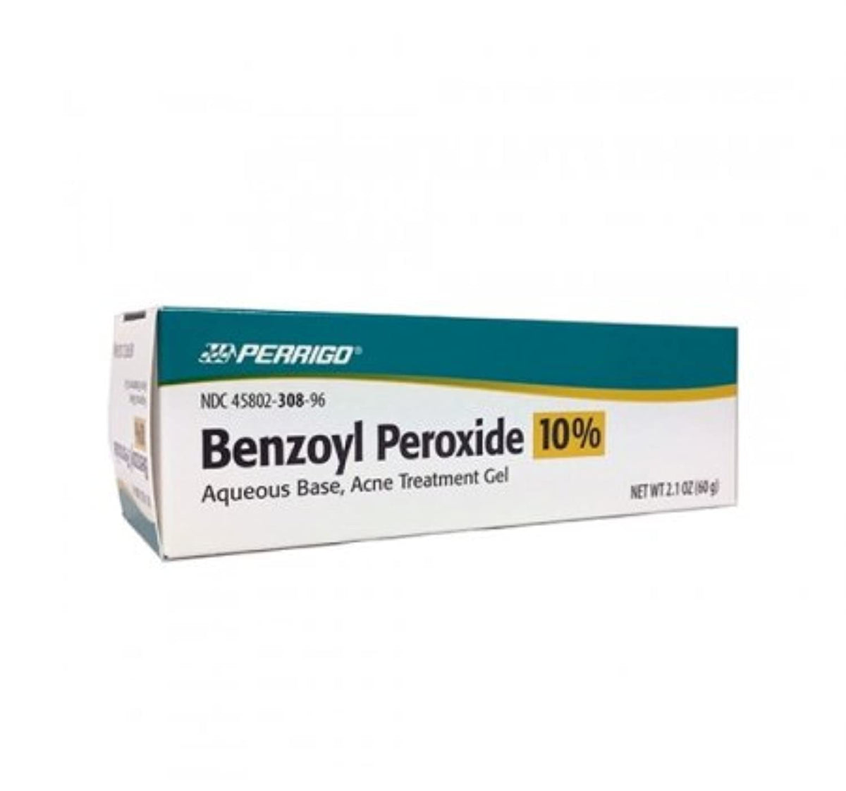 Perrigo gel benzoilo 10% para acné en frasco, tratamiento localizado.