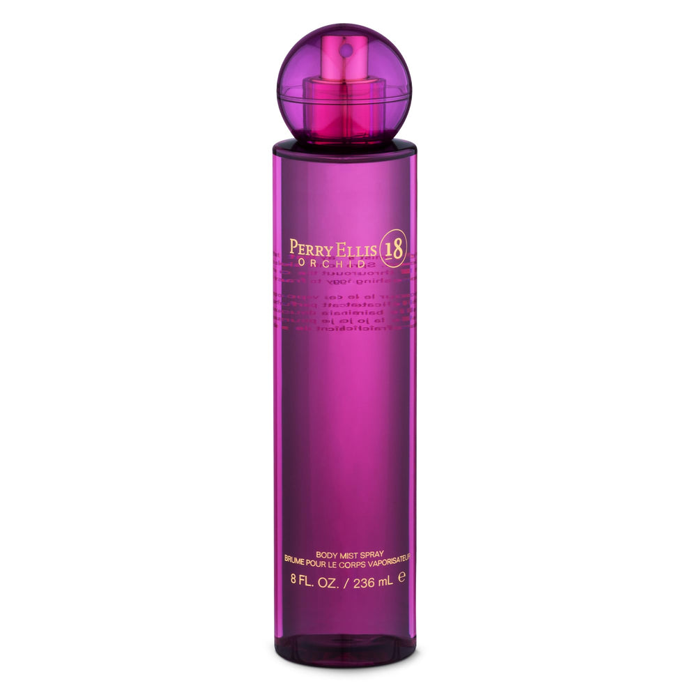 Perry Ellis 18 Orchid bottle front view for everyday freshness