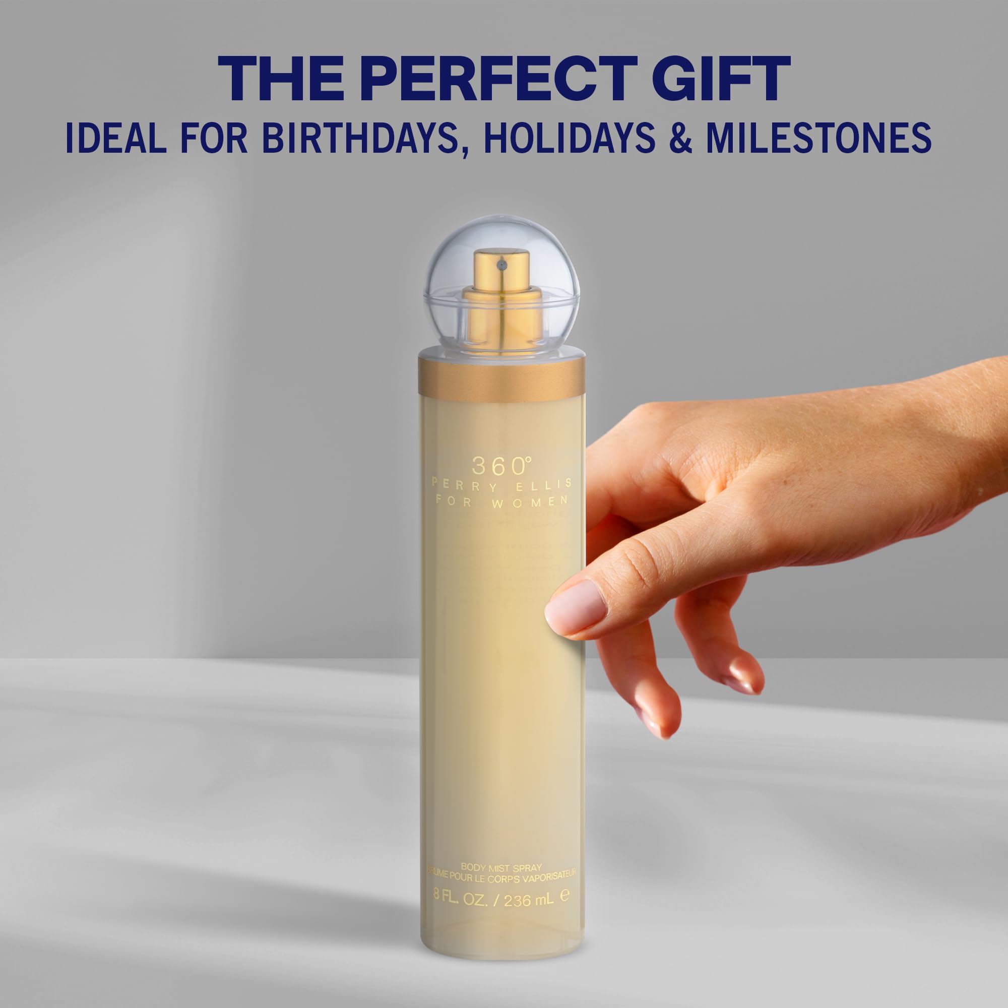 Perry Ellis 360 bottle in lifestyle scene for everyday wear