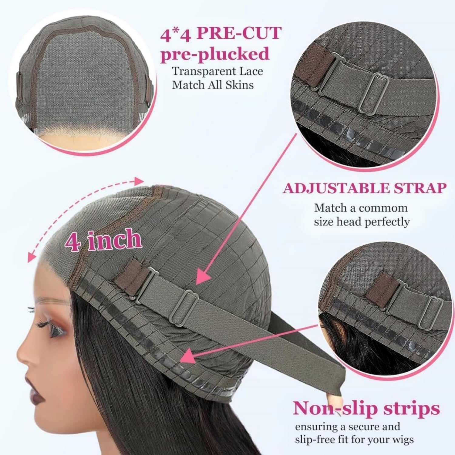 Perselene hairline pre plucked feature for natural edge