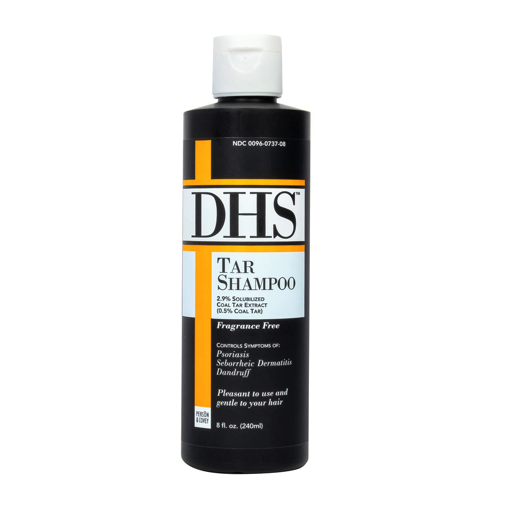 Person & Covey DHS Tar Shampoo botella: limpieza suave del cuero cabelludo.