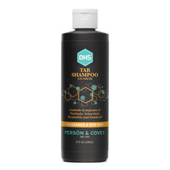 Person & Covey DHS Tar Shampoo en botella 8 oz limpia residuos sin resecar.