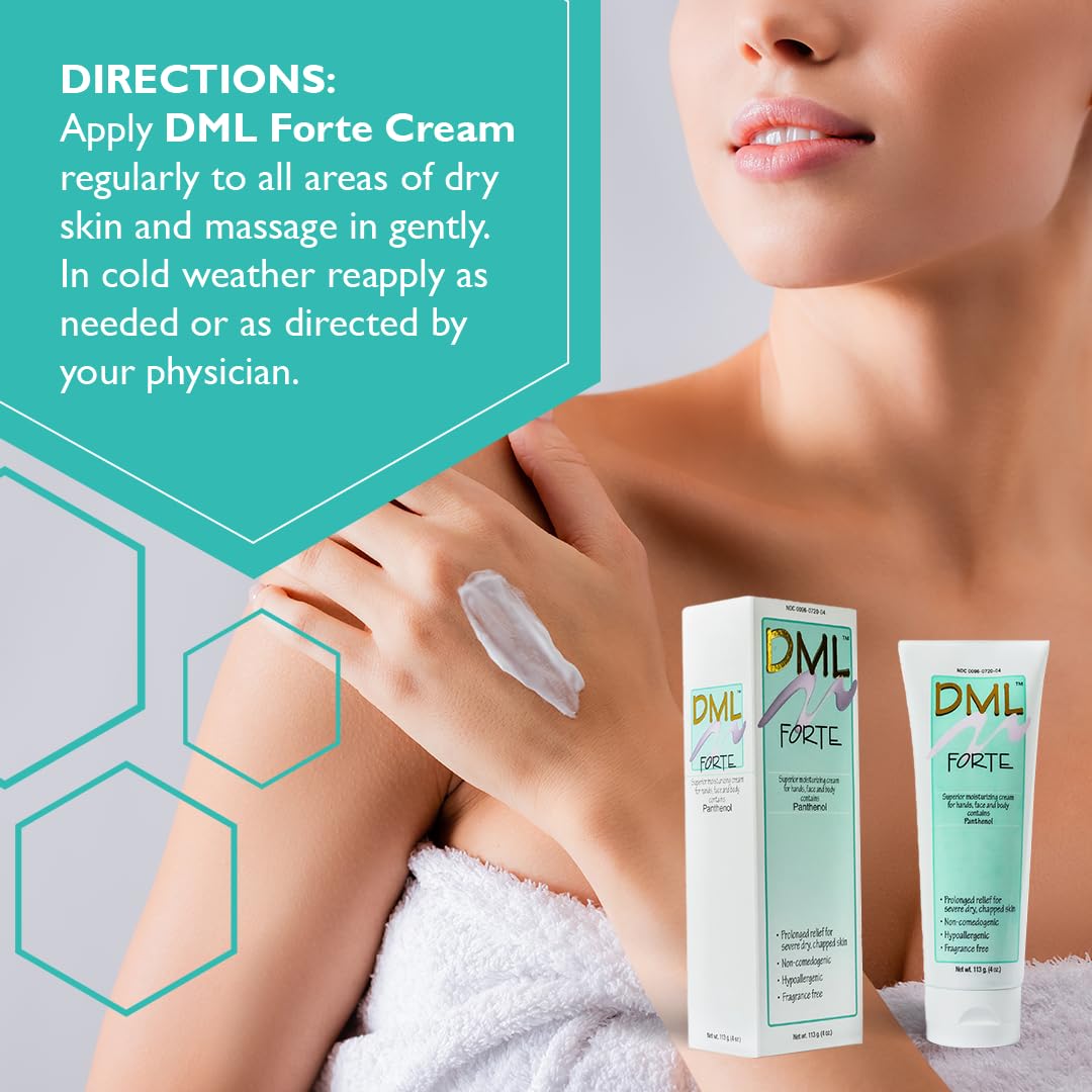 Person & Covey DML Forte crema sin fragancia para rostro, suave y seguro.
