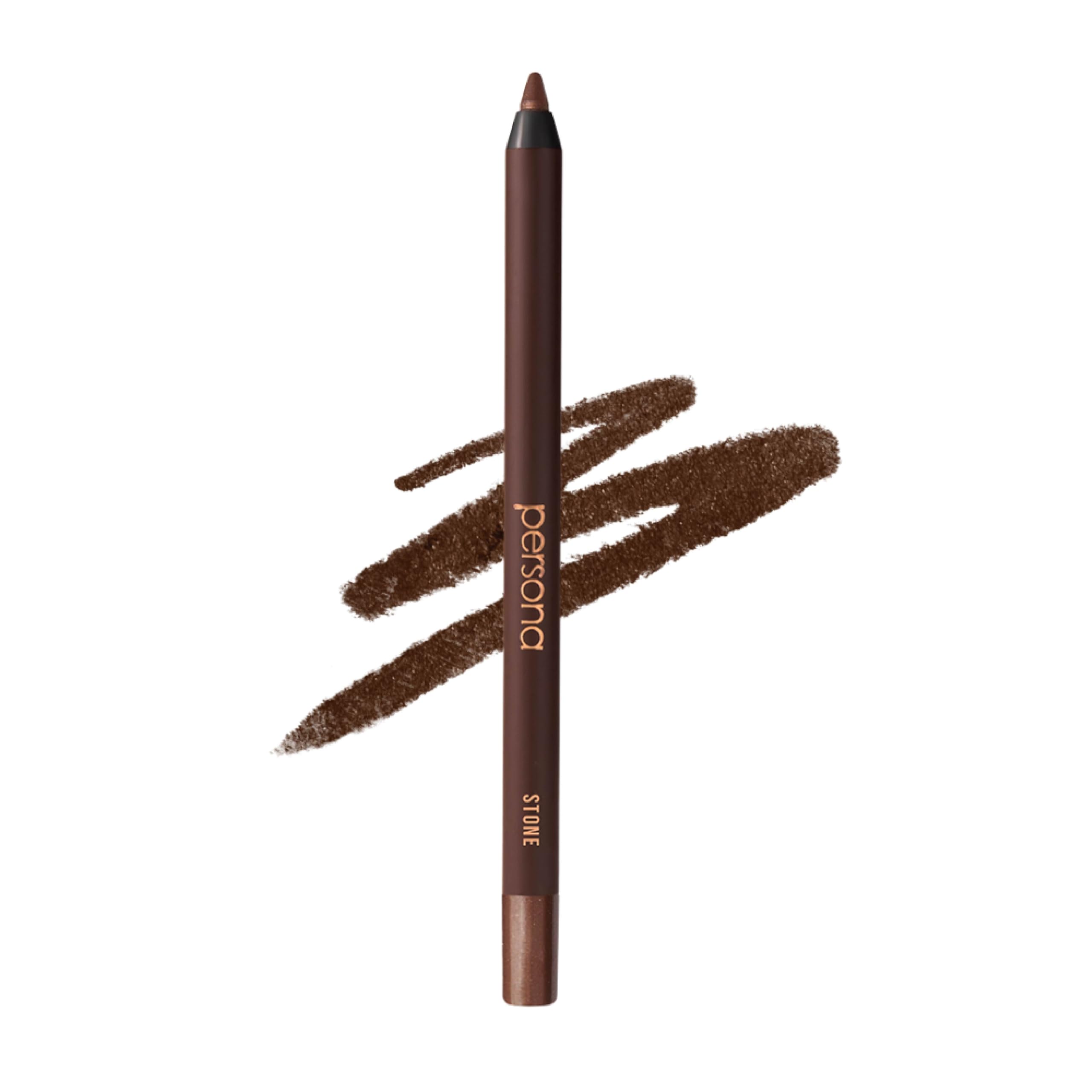 PERSONA 24HR Stone Waterproof Eyeliner Pencil tip for precise, clean lines all day.