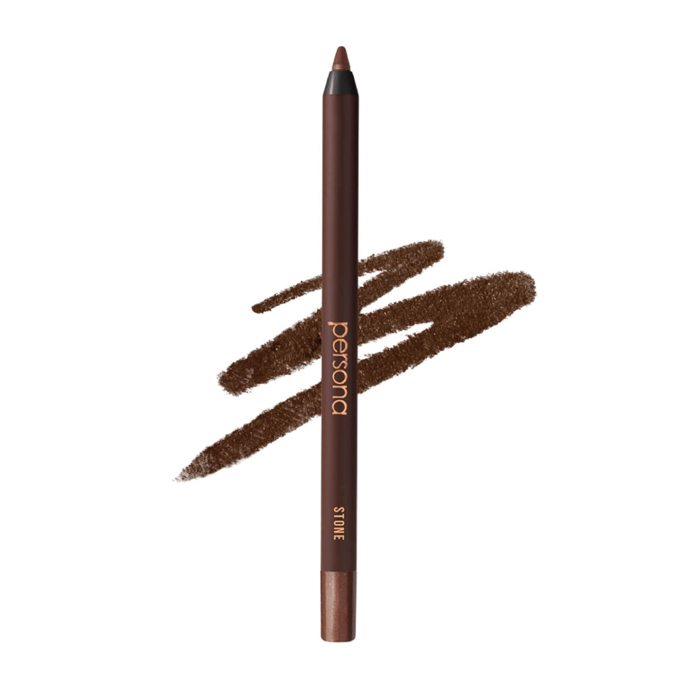 PERSONA 24HR Stone Waterproof Eyeliner Pencil tip for precise, clean lines all day.