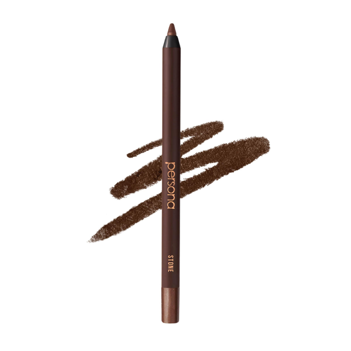 PERSONA 24HR Stone Waterproof Eyeliner Pencil tip for precise, clean lines all day.