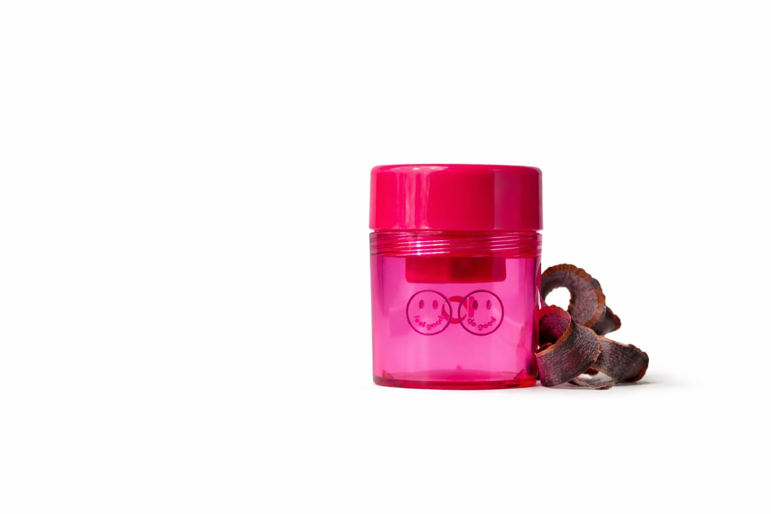 PERSONA Cosmetics Pencil Sharpener precision-point closeup for lip and eye pencils.