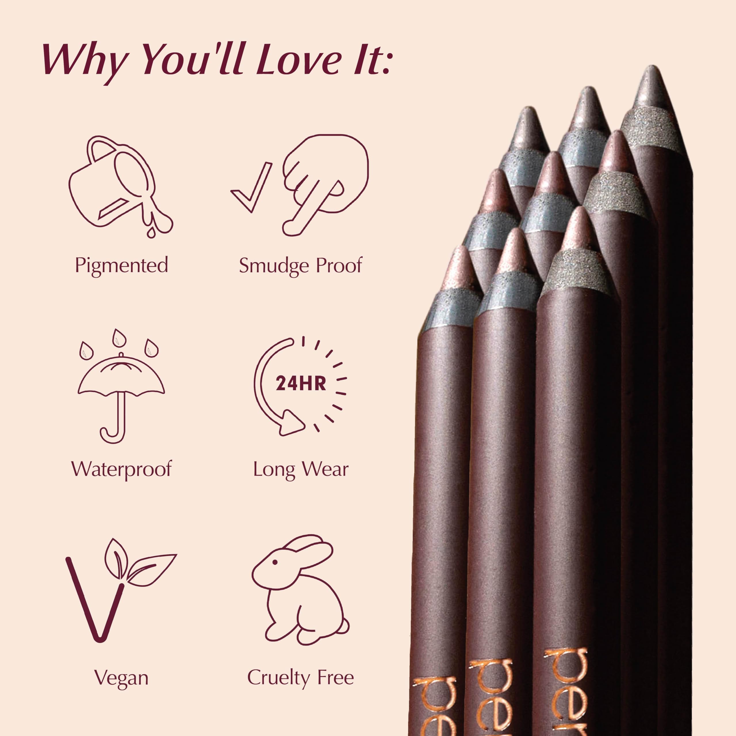 Persona creamy blendable formula enables quick, seamless smoky blending.