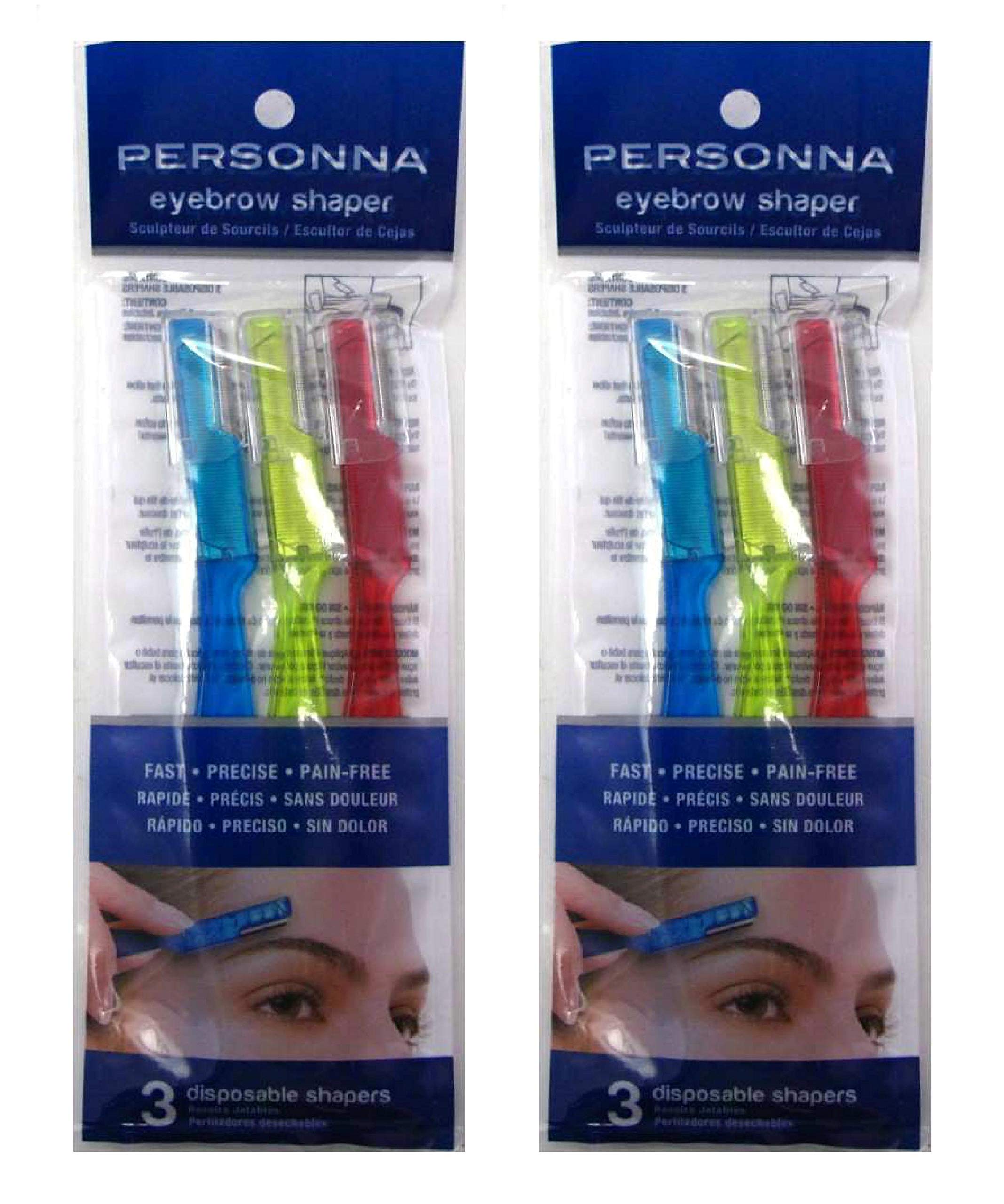 Personna Eyebrow Shapers closeup in box highlights precise tips for clean arches.