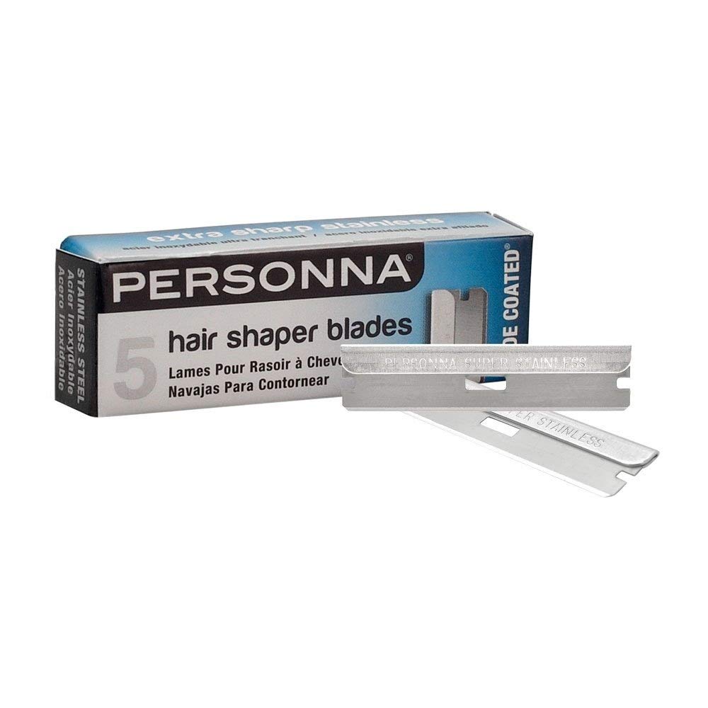 Personna Hair Shaper Blades five-pack for precise shaping with a smooth glide
