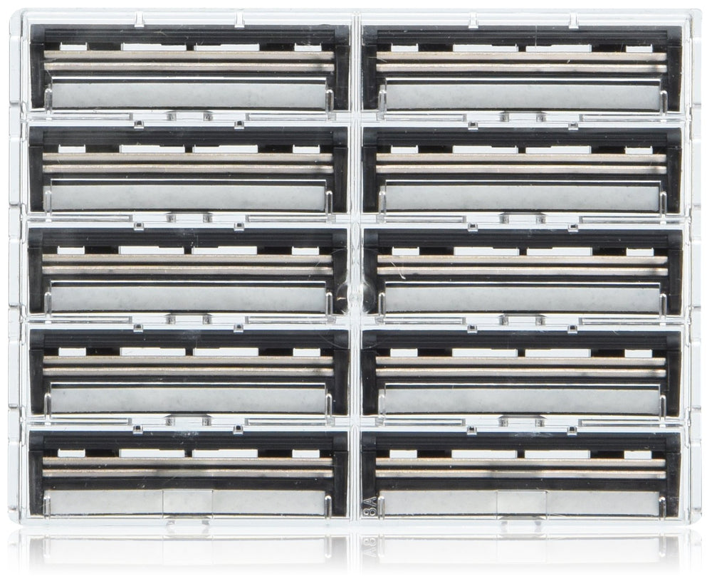 Personna Twin Pivot Plus blades for Trac II and Atra razors, bulk dispenser for easy restocking.