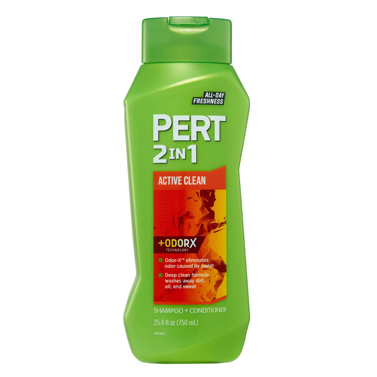 Pert 2 en 1 champú y acondicionador: limpieza profunda para cabello activo