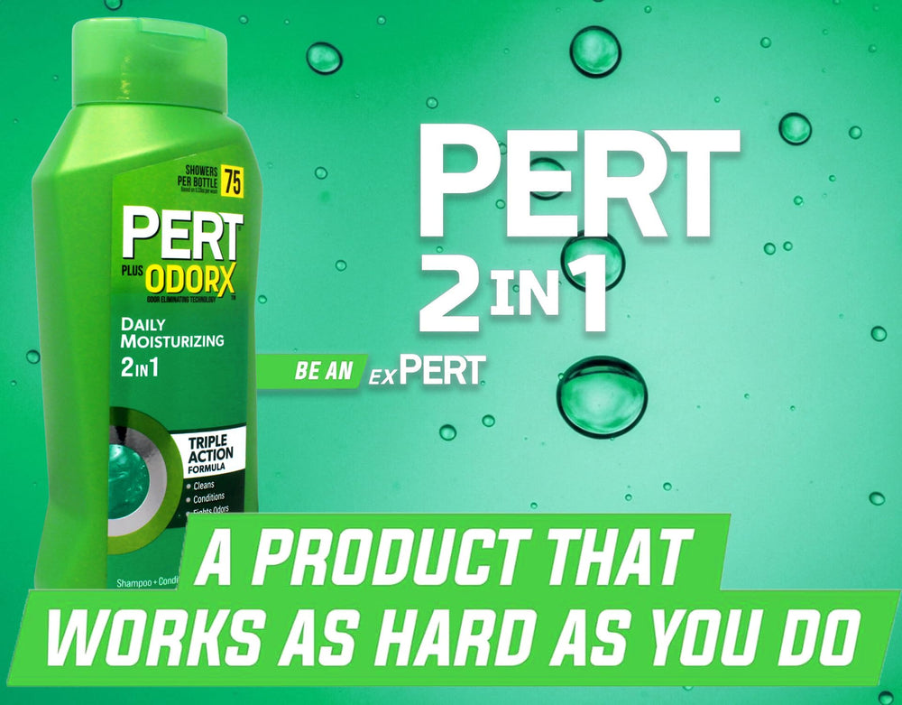 Pert 2-in-1 Complete Clean Shampoo quick rinse supports time-saving grooming