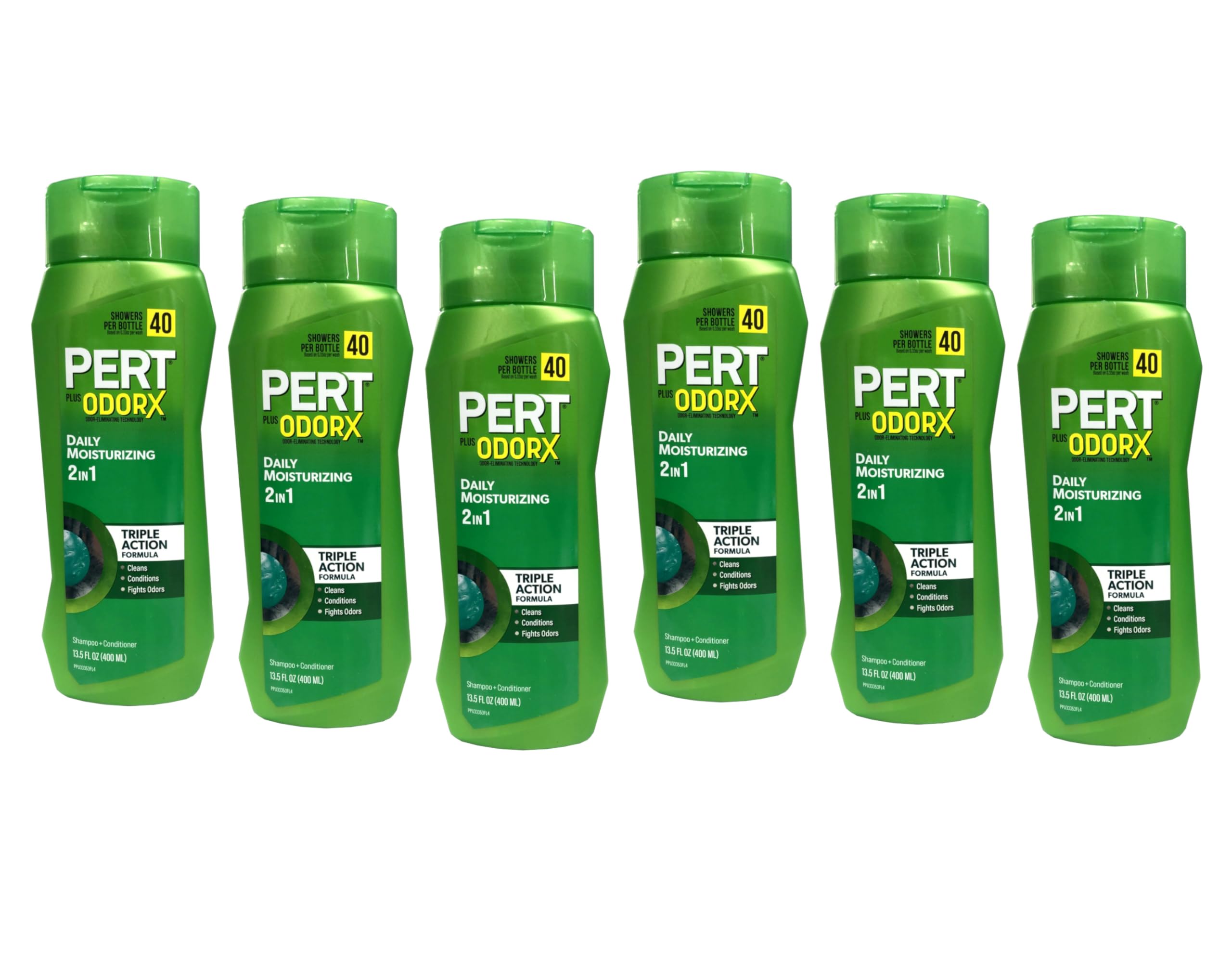 Pert Plus OdorX bottle close-up for daily moisturizing cleanse.