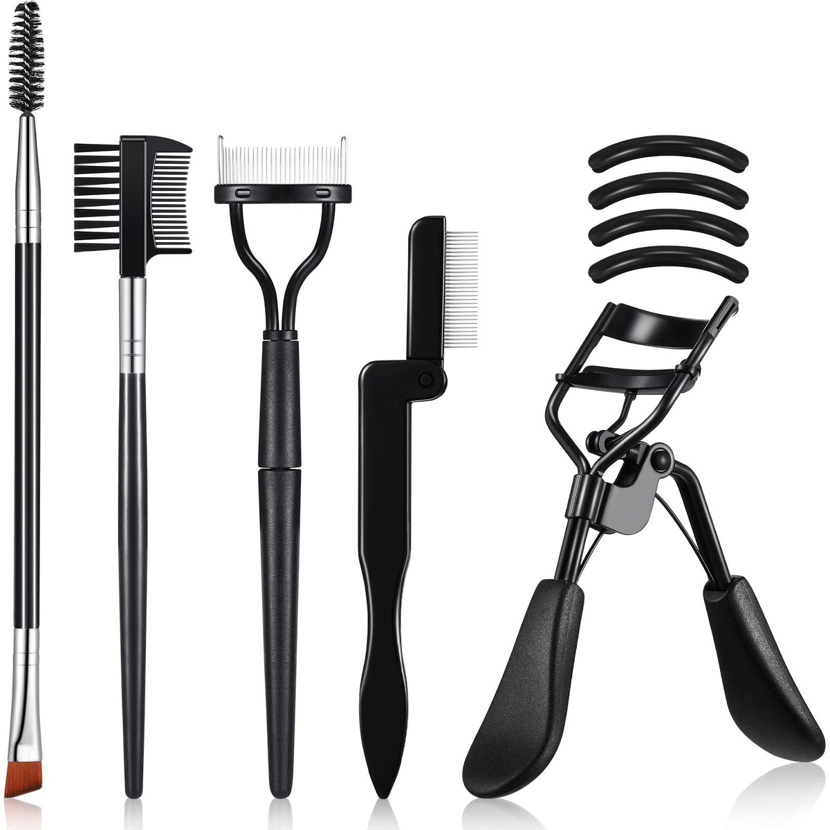 Perthlin eyelash curler with comb for precise curl and smooth hold.