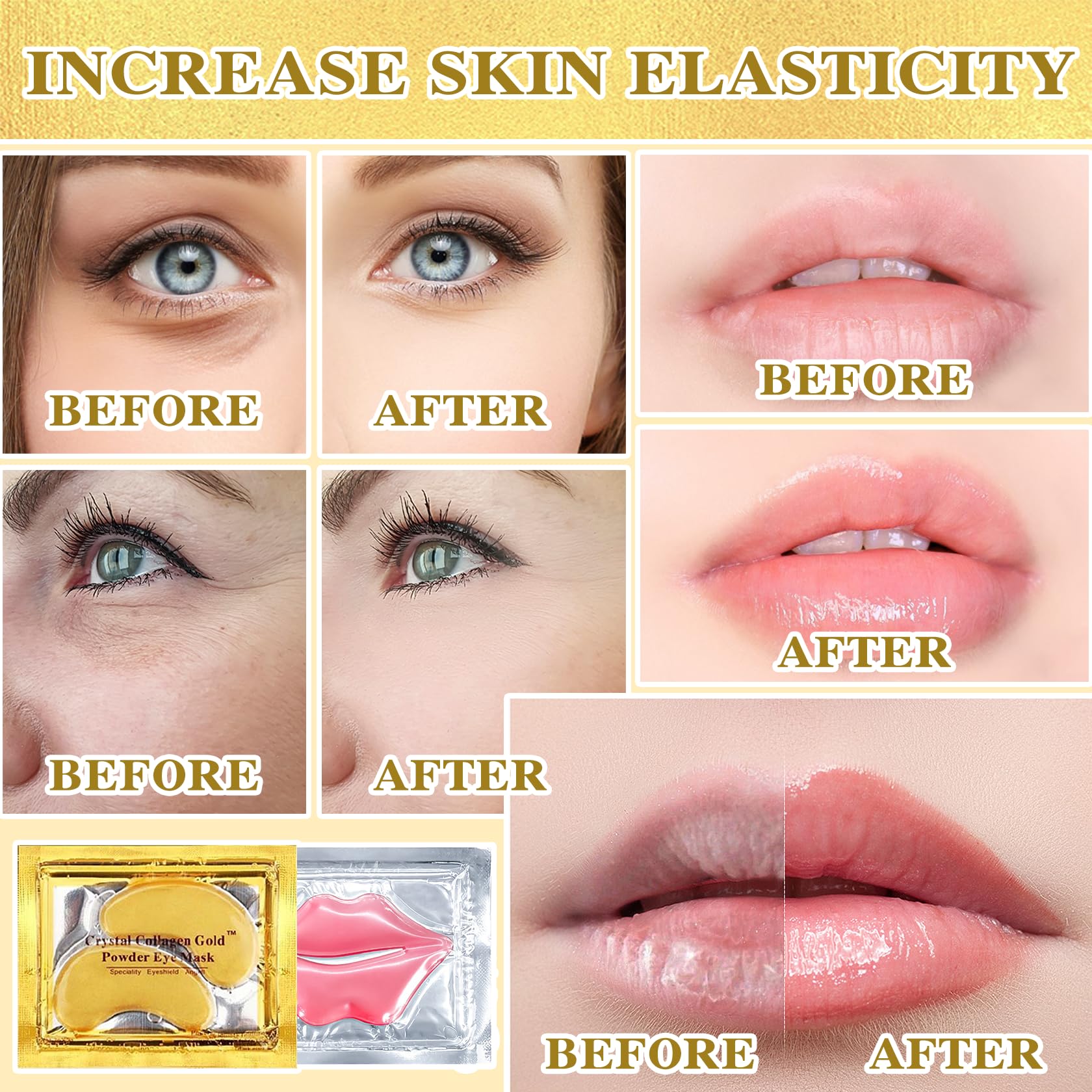 PERVALA collagen lip mask application close-up shows nourishment