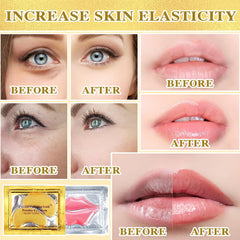 PERVALA collagen lip mask application close-up shows nourishment