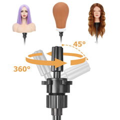 Pet Baby Mannequin Stand compatible with wide range of heads and canvases.