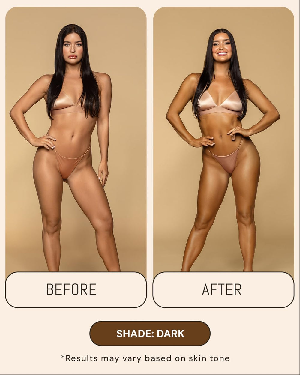 Peta Jane mousse finish is lightweight, non-sticky, and streak-free on skin.