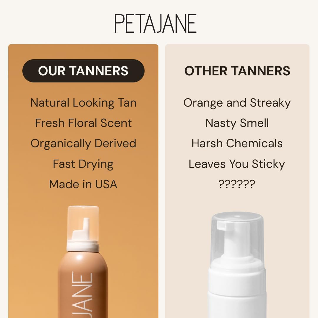 Peta Jane 14 oz two-pack self-tanner ideal for multiple uses.
